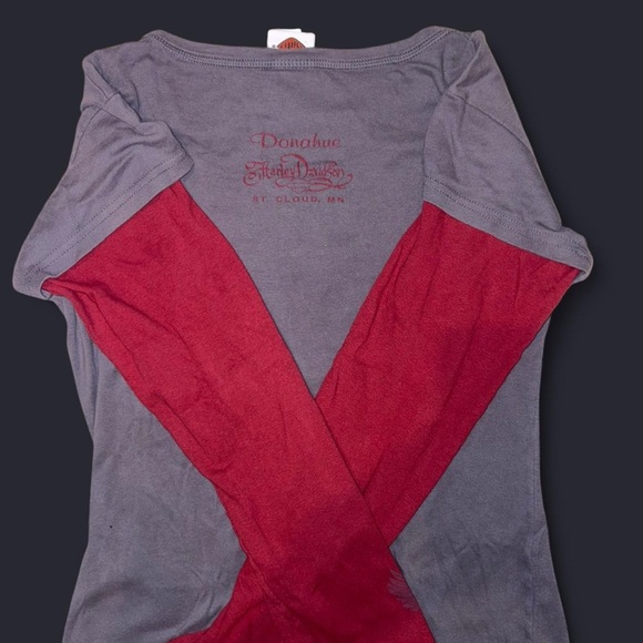 Harley-Davidson Women’s Long Sleeve Raglan - Picture 3 of 4